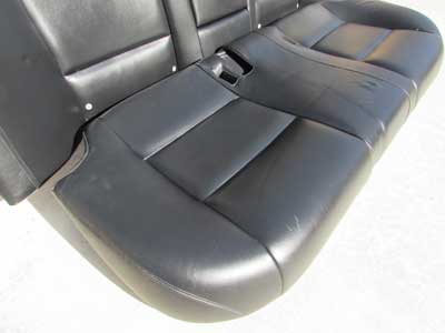BMW Complete Rear Seats Black Nappa Leather 52207254241 F10 528i 535i 550i ActiveHybrid 52